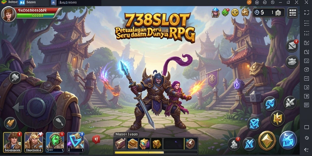 Tampilan gameplay seru di dunia RPG 738SLOT.