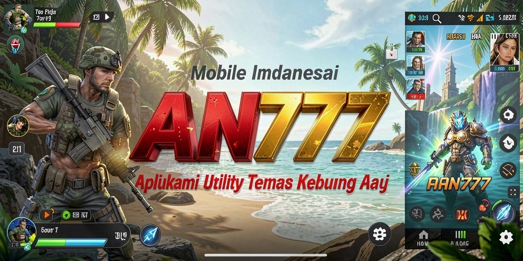Screenshot AN777 memperlihatkan antarmuka aplikasi Utility yang menarik dan mudah digunakan.