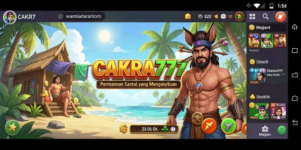 Gameplay menarik dan interaktif dalam CAKRA777