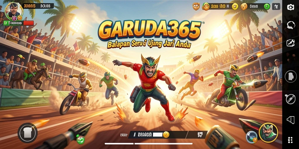 Gameplay seru balapan dengan grafis mengagumkan di GARUDA365.