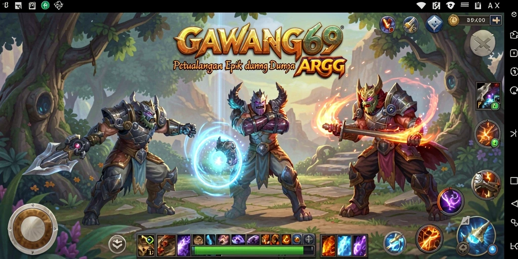 Tangkapan layar dari gameplay GAWANG69 yang penuh aksi dan petualangan