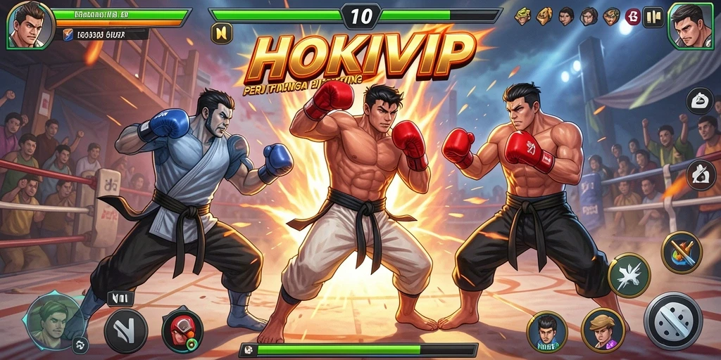 Gameplay HOKIVIP yang intens dan penuh aksi.
