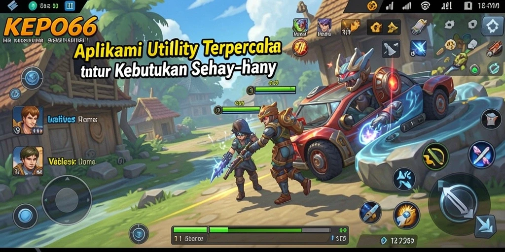 Tampilan antarmuka KEPO66 yang sederhana dan intuitif.