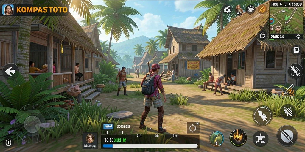 Tampilan gameplay KOMPASTOTO yang menarik dan berinteraktif.