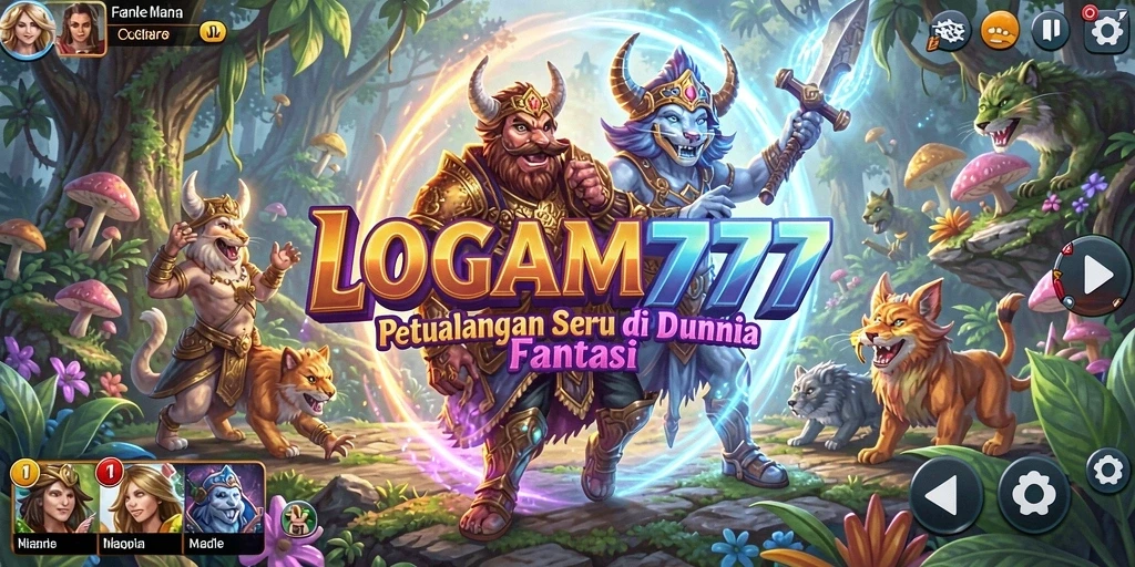 Tampilan gameplay LOGAM777 yang memukau dan mendebarkan.
