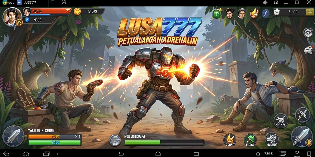 Screenshot LUSA777 menampilkan aksi seru di dunia petualangan.