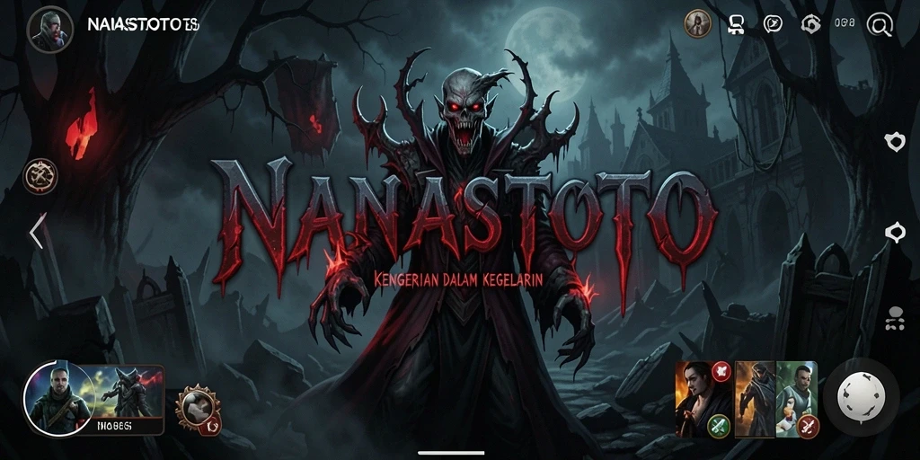 Gameplay menegangkan di NANASTOTO yang menguji keberanian pemain.