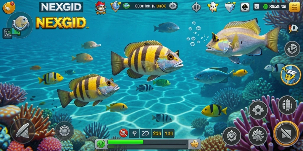 Tangkapan ikan seru di layar NEXGID yang penuh tantangan.