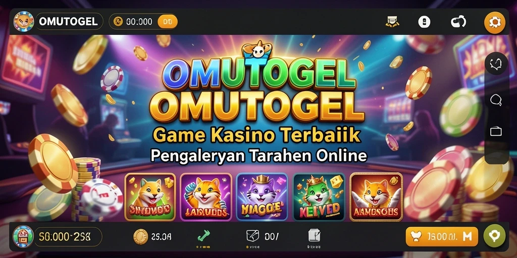 Screenshot gameplay dari aplikasi Kasino OMUTOGEL yang menampilkan suasana seru taruhan.