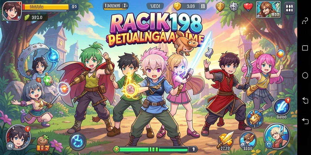 Tangkapan layar menunjukkan aksi seru dalam gameplay Anime.