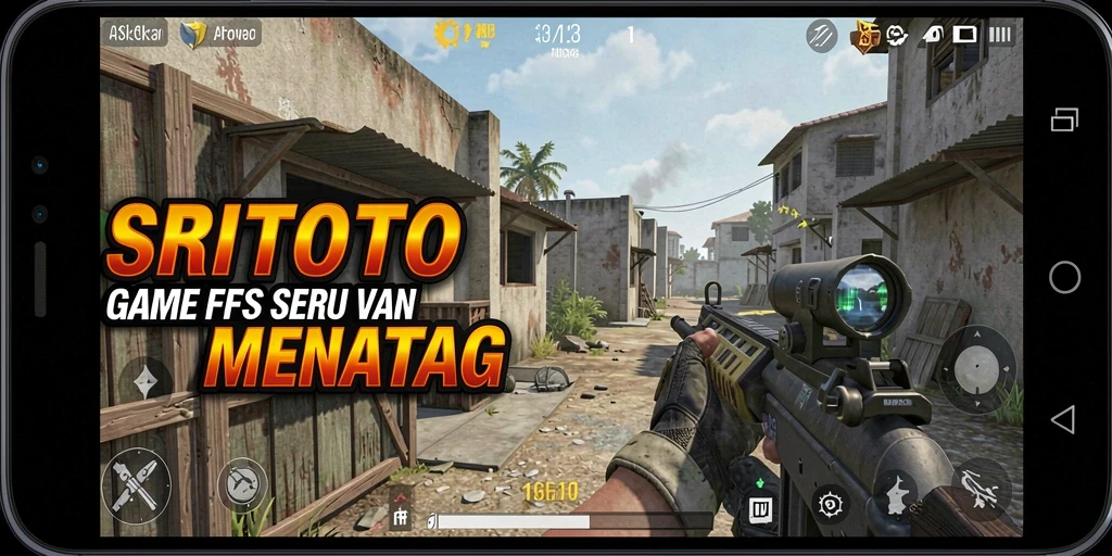 Tampilan gameplay SRITOTO yang intens dan seru dalam genre FPS.