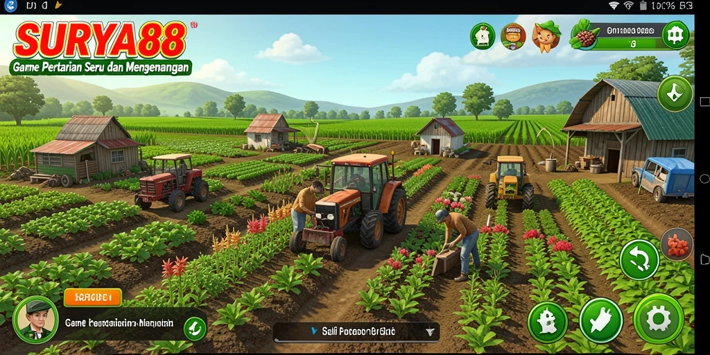 Tampilan gameplay SURYA88 yang menarik dan penuh warna.