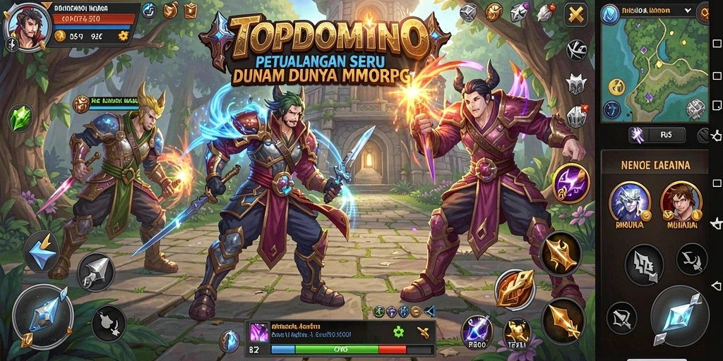 Gameplay seru dan interaksi pemain di TOPDOMINO.